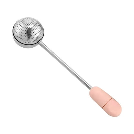 

Huilaibazo One-Face Stainless Steel Duster Strainer One-Handed Operation Spring Sticks Sugar Flour Spice Baking Tool