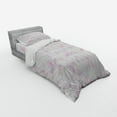 thumbnail image 2 of Ambesonne Pastel Bedding Set 3 Pcs, Pale Pink Flower Petals, Twin, Pale Pink White, 2 of 2