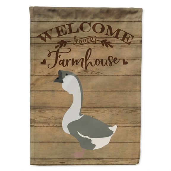 Caroline's Treasures CK6843CHF African Goose Welcome Flag Canvas House Size , Large, multicolor