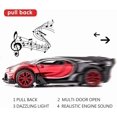 thumbnail image 3 of Bugatti Vision Gt Supercar 1/32 Zinc Alloy Die Casting Pull Back Car Model Toy Sound And Light For Boy Girl Gift Red, 3 of 4