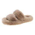 thumbnail image 2 of Women's Plush Slippers Anti Skid Warm Slippers Cozy Bedroom Breathable Fuzzy 38, 2 of 8