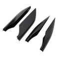 thumbnail image 1 of Roof Rail Rack Cover, 4pcs Plastic Roof Rack Rail End  Roof Rack End  Cover Fit For FJ120 2002 To 2009, 1 of 8