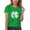 Green, variant on CLOISE Short Sleeve Shirt for Kids Girls Boys St Patricks Day Green Tops Crewneck Holiday Irish Themed Pullover Holiday Blouses