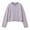 Purple, variant on Edvintorg Cardigan Sweaters for Women Striped Crew Neck Long Sleeve Loose Casual Knit Sweater with Button Women Clothes Pink S