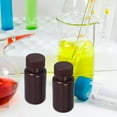 thumbnail image 4 of Luxshiny 6Pcs Chemical Reagent Bottles Dark Brown Wide Mouth Sample Containers for Storage, 4 of 7