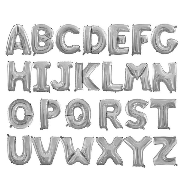 NUOLUX Balloons Letter Alphabet Balloon Foil Letters Birthday A Party