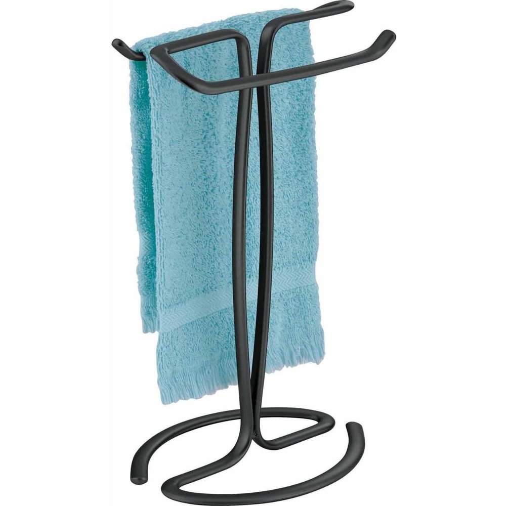 Interdesign Axis Fingertip Towel Holder, Matte Black