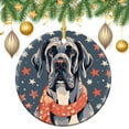 thumbnail image 2 of Christmas Ornament Great Dane Dog in Scarf Christmas Christmas Tree Ornaments Dog Lover Gifts Keepsake Funny Christmas Hanging Tree Decor Ornament Holiday Present, 2 of 8