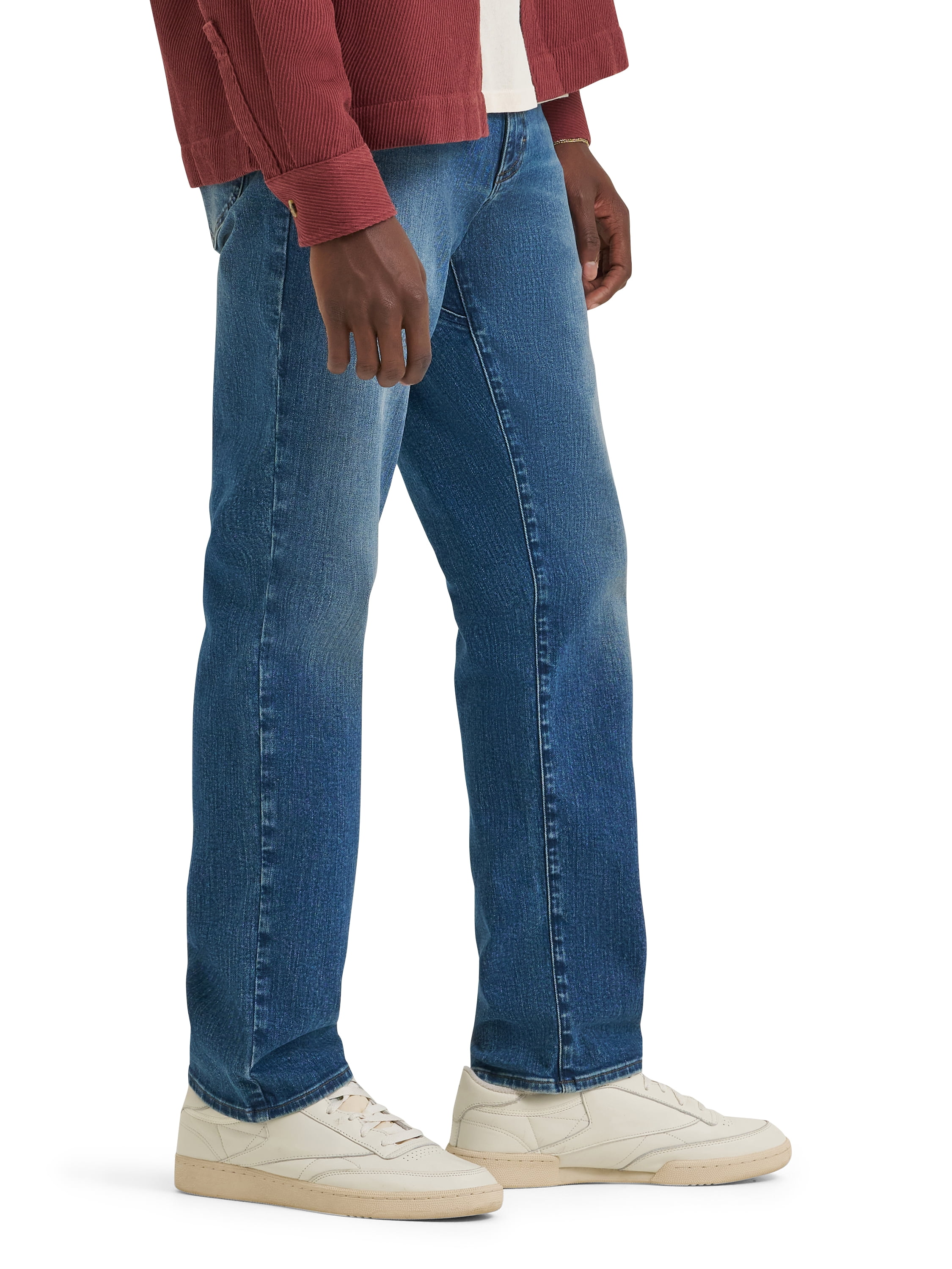 Lee® Men's Five Pocket Relaxed Taper Denim Jeans