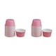 thumbnail image 2 of Inteprter 50 Uds. De tazas de helado, cuencos de papel de un solo para postres, magdalenas gruesas para llevar, bandeja para hornear Rosa 2piezas, 2 of 6