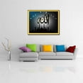 thumbnail image 2 of Youkk Canvas Oil Paintings Drawing Arabic Calligraphy Islamic Symbol Picture Poster Sofa Background Wall Decals, 2 of 9