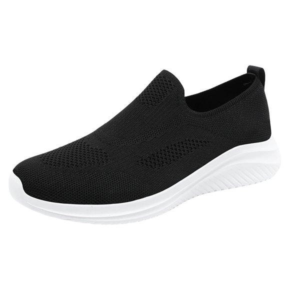 HBFAGFB Sneakers for Men Simple and Comfortable Flat Bottom Lightweight Non Slip Shoes White Size 43