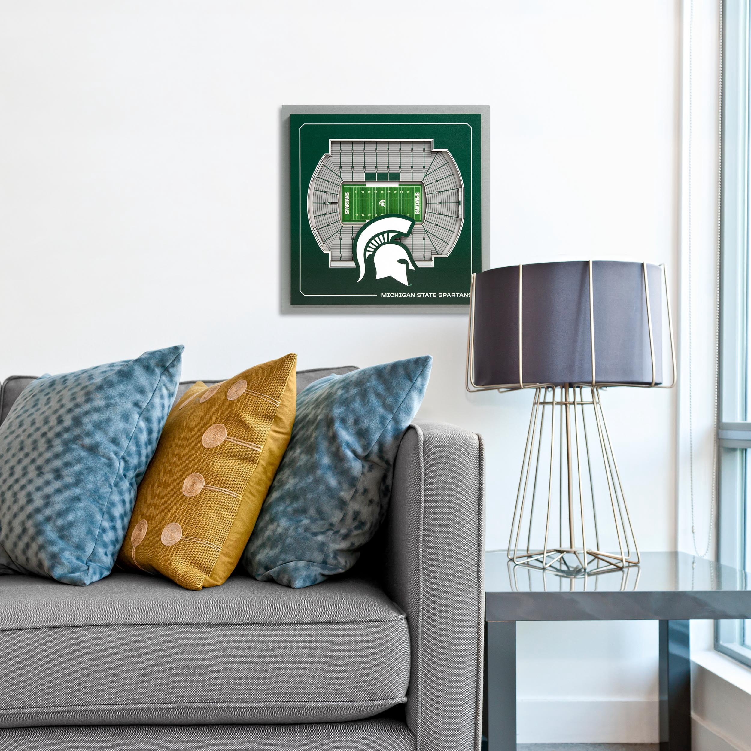 YouTheFan NCAA Michigan State Spartans Stadium Series 3D Wall Art