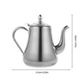 thumbnail image 2 of FONDOTIN Stainless Steel Tea Brewer For Loose Leaf Tea 1Pack, 2 of 8