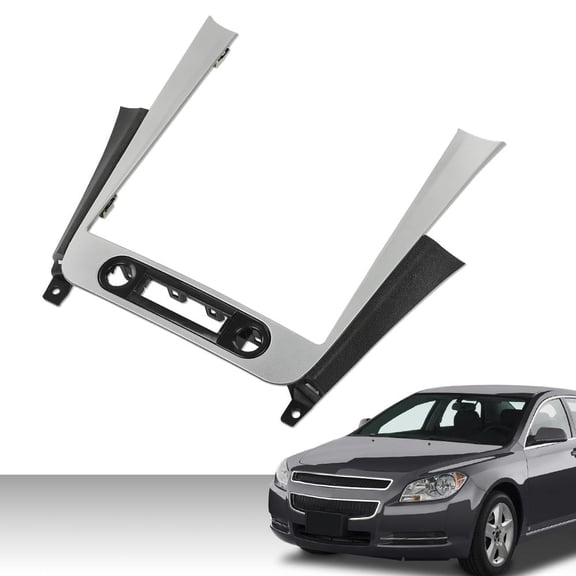 PIT66 Dash Radio Bezel Trim Vent Fit for Chevy Malibu 2008-2012 Silver Black