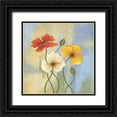 thumbnail image 1 of Lewis, Kim 12x12 Black Ornate Wood Framed with Double Matting Museum Art Print Titled - Delightful Splendor II, 1 of 4