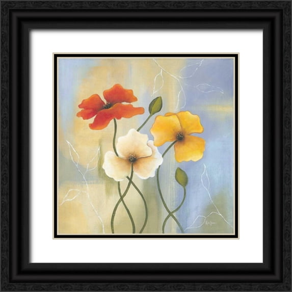 Lewis, Kim 12x12 Black Ornate Wood Framed with Double Matting Museum Art Print Titled - Delightful Splendor II