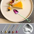 thumbnail image 7 of Wovilon Creative Stainless Steel Shovel Spoon Fork Coffee Spoon Mixing Bar Spoon Dessert Spoon Fork Watermelon Spoon, 7 of 7