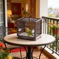 thumbnail image 5 of SIfdSeng Bird Cage Travel Bird Cage Portable Bird | Small Birds Lightweight Parrots Cage with Standing Pole Detachable Tray Hook Handle Easy Transport Bird For, 5 of 5