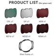 thumbnail image 3 of Drone Camera Lens Filter Compatible with Avata UV CPL ND8 ND16 ND32 ND64 Drone Magnetic Filter Set Ultra-Light Camera Lens Filters Waterproof Light-Reduction Camera Lens Filter Kit, 3 of 10