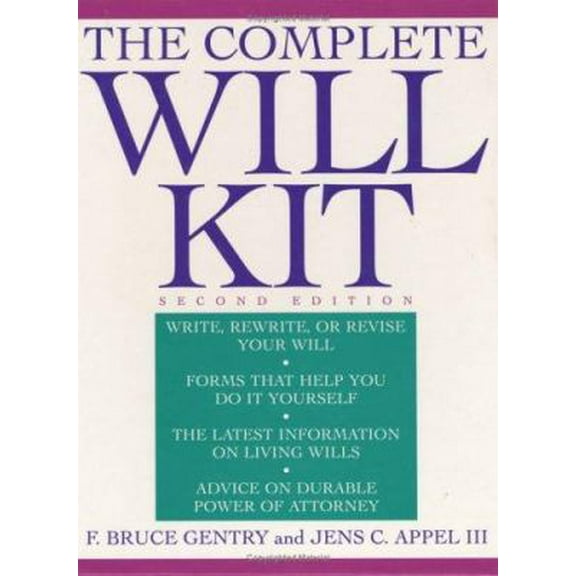 Pre-Owned The Complete Will Kit (Paperback) 0471141372 9780471141372