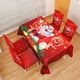 thumbnail image 2 of Chair Cover Dining Room Christmas Decor Santa Claus Gnome Snowflake Print Office Chair Covers Stretch Removable Chair Seat Cover, 2 of 5