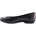 thumbnail image 3 of Women's Walking Cradles Francine Flat Black Leather 8 XW, 3 of 6