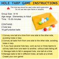 thumbnail image 4 of Lona Team Building Game Trader de 2 hoyos con 16 bolas (amarilla), 4 of 7