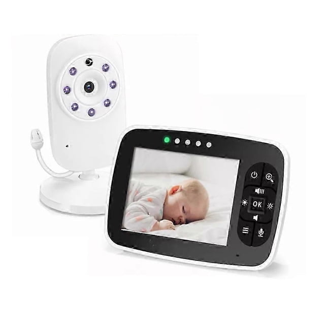 Baby monitor two-way audio voice intercom infrared night vision baby camera with monitor video surveillance security protection