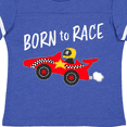 thumbnail image 4 of Inktastic Born to Race- Red Race Car Boys or Girls Toddler T-Shirt, 4 of 5