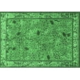 thumbnail image 1 of Ahgly Company Indoor Rectangle Animal Emerald Green Traditional Area Rugs, 4' x 6', 1 of 4