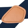 thumbnail image 3 of Buyless Fashion Trucker 2 Pack Suspenders for Men - 48" Elastic Adjustable Straps 1 1/4" - X Back - 5115-2-Navy, 3 of 7