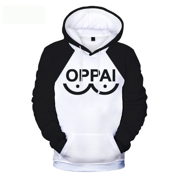 New Anime One Punch man Saitama Oppai Hoodie Hooded Sweatshirt Hoodies  Cosplay Costume New Fleece Harajuku Jacket and Coat Streetwear - Walmart.com