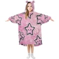 thumbnail image 6 of BZSMCE Wearable Blanket Hoodie Fashion Starry Pink Pals Home Wear, 6 of 7