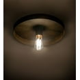 thumbnail image 7 of Meyda Tiffany 258909 Alva 13" Wide Semi-Flush Ceiling Fixture - Chestnut, 7 of 7