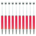 thumbnail image 2 of 10 Pcs Multicolor Beadable Pen Smooth Writing Pen Bead Pen 1.0mm Beadable Ballpoint Pen Novelty Pen Stationery Supplies, 2 of 8