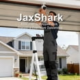 thumbnail image 7 of JaxShark 3-Step Folding Ladder with Tool Tray 500 lbs Steel Step Stool Non-Slip Pedal,White, 7 of 7