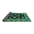 thumbnail image 2 of Ahgly Company Indoor Rectangle Oriental Turquoise Blue Traditional Area Rugs, 6' x 9', 2 of 4