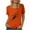 #392-Orange, variant on Neewe Women's Orange Shirt With Day Summer Tops Short Sleeve Crew Neck Shirts Puff Sleeve Casual Tshirts