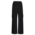 thumbnail image 3 of TINZ Pantalons de Course pour Femmes Automne Pantalons Larges Décontractés Pantalons de Jogging Décontractés avec Poches Bas de Mode Ajustés pour Femmes Pantalons de Survêtement Décontractés pour Femmes, 3 of 8