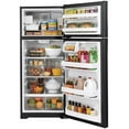 thumbnail image 2 of GE APPLIANCES GIE18GTNRBB top freezer freestanding refrigerator, 2 of 5