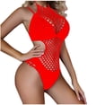 thumbnail image 2 of Lencería de mujer, medias de rejilla, tirantes, body sin espalda, ropa de red, body de nailon para mujer, 2 of 5