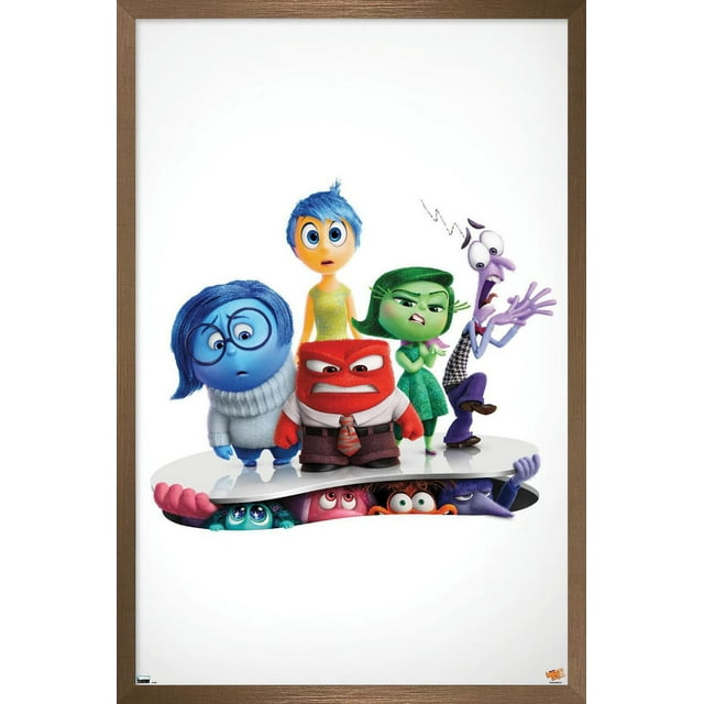 Disney Inside Out 2 - One Sheet Wall Poster, 14.725" x 22.375" Framed