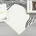 thumbnail image 3 of Tzou 2x6 Non-Shedding Washable Runner Rugs for Kitchen, Nonslip Contemporary Striped Carpet for Entryway Living Room, Black/Beige, 3 of 7