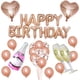 thumbnail image 1 of Kit de globos de lámina de látex en oro rosa, 26 unidades, para feliz cumpleaños, 1 of 2