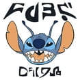 thumbnail image 2 of Girl's Lilo & Stitch Alien Language Stitch  Graphic Tee White X Small, 2 of 4