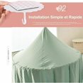 thumbnail image 5 of Imaginative Hideaway Bedding, Exquisite Kids Bed Canopy With Reading Nook Functionality For Private Space, Play Room Decor With Light Blocking Green Fabric, Easy To Assemble, 5 of 5