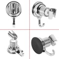 thumbnail image 2 of ABS 360 Degree Attached Adjustable Bathroom Shower Head Base Bracket Holder Support with Sucker, 2 of 8