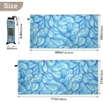 thumbnail image 4 of Blue Abstract Flower Beach Towel 31" x 71", Quick Dry Bath Towel Super Absorbent Lightweight Travel Towel for Beach Yoga Swim Sport Camping Holiday, 4 of 7