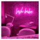 thumbnail image 2 of Letrero De Neón Lash Babe Con Luz LED Regulable Para Negocios, Tiendas De Belleza, Peluquerías, Salones De Uñas, Decoración De Pared 42.5cmx18cm, 2 of 3